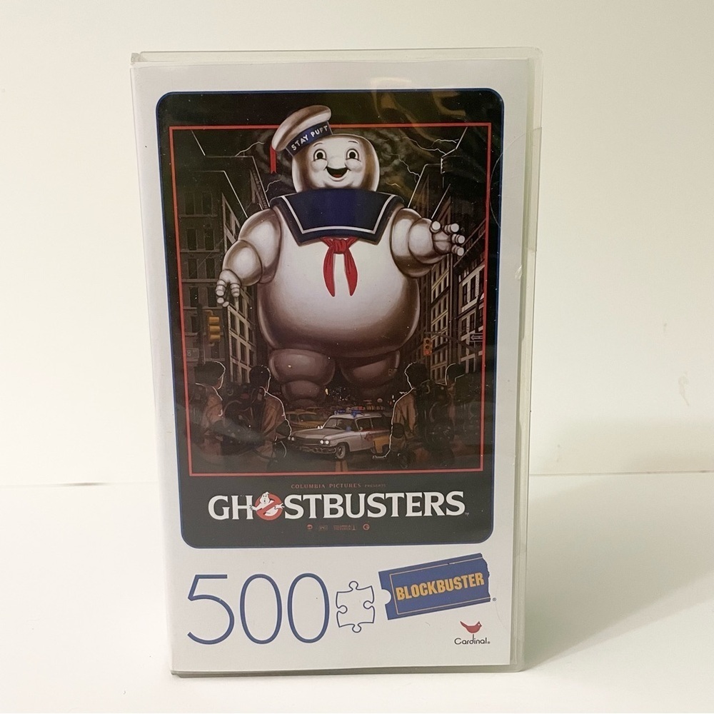 2020 Ghostbusters Blockbuster Video 500 Piece Movie Jigsaw Puzzle Cardinal